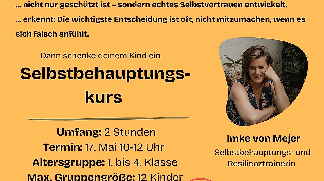 Selbstbehauptungskurs am 17.Mai 2025