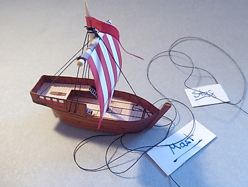 Die Kogge als "Buddelschiff"