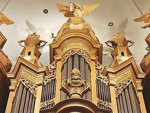 Oberwerk große Orgel in St. Katharinen