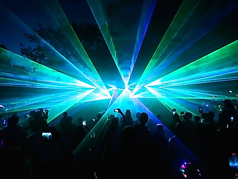 Grömitzer Sommernächte - Lasershow im Kurpark