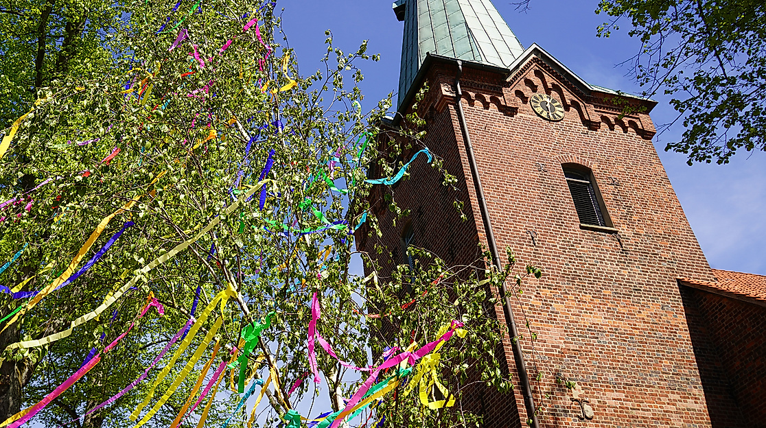 Maibaumaufstellen in Bad Bevensen