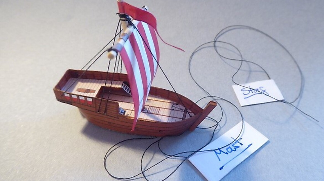 Die Kogge als "Buddelschiff"