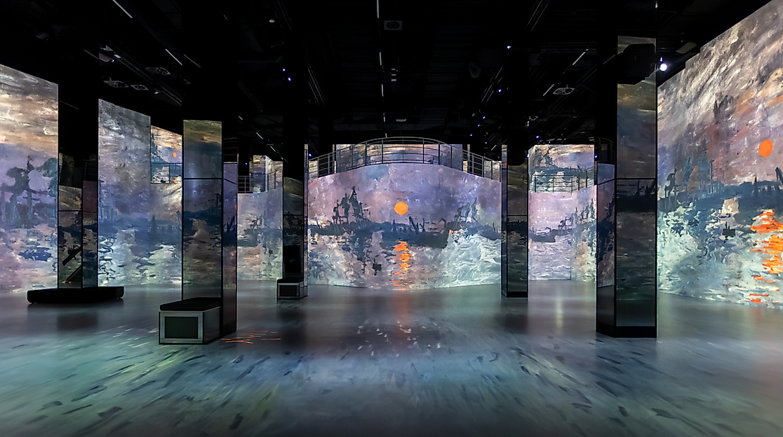 Digitale Monet-Ausstellung
