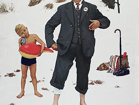 kurt-ard-ein-schritt-nach-dem-anderen-1960-gouache-auf-kuenstlerpappe-kurt-ard