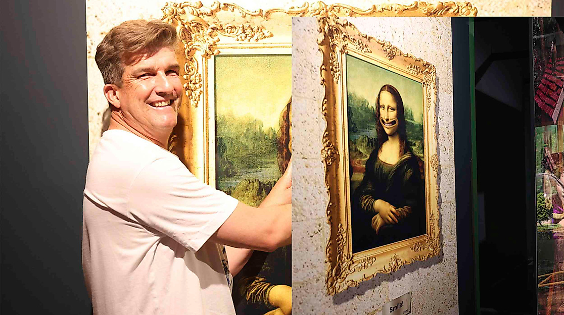 Mindways 3D TrickArt Mona Lisa Foto Mindways GmbH