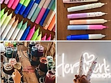 Workshop Kerzen DIP DYE