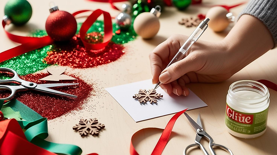 bastelstube weihnachtlich