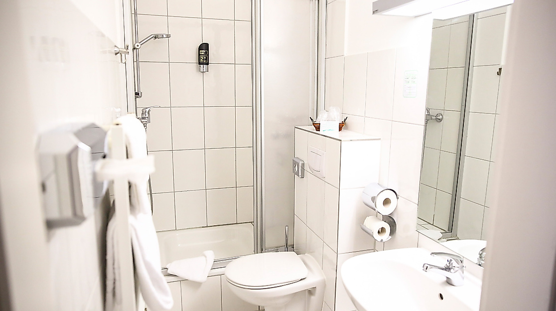 Hotel Marienthal in Wandsbek Hamburg: Bad