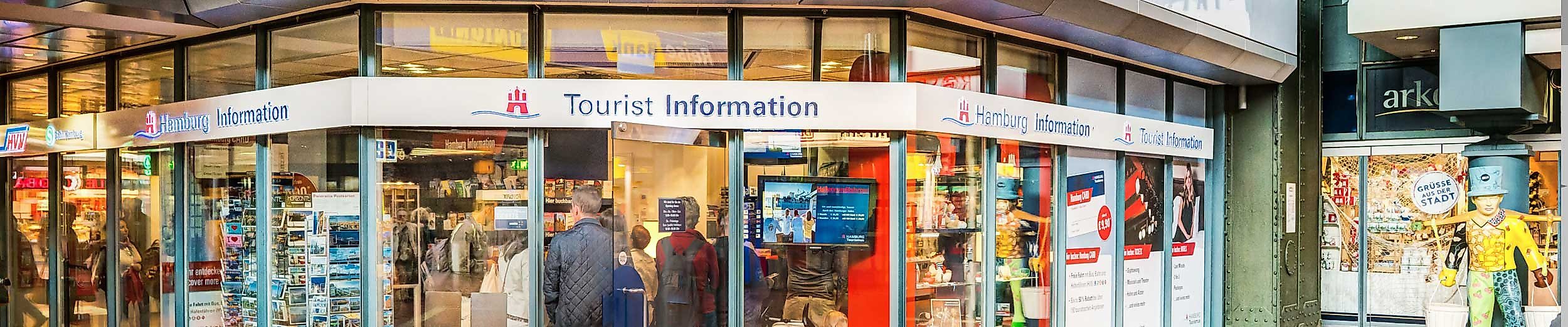 Tourist Info am Hauptbahnhof Hamburg 