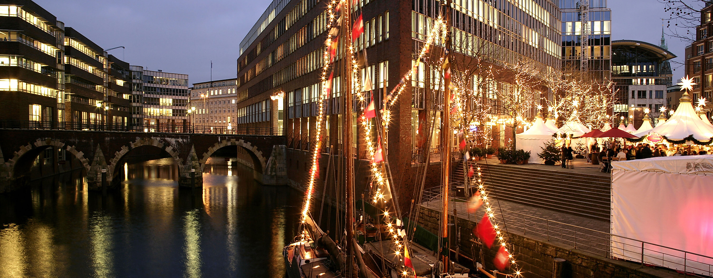Weihnachtsmarkt Fleetinsel Hamburg