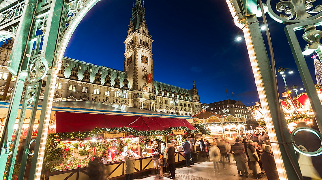 Weihnachtsmarkt Rathausmarkt Hamburg