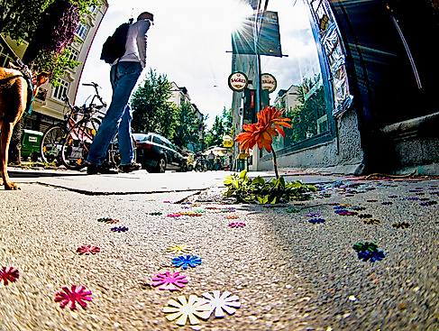 Lange Reihe Straßenszene, Stadtteilführung St. Georg