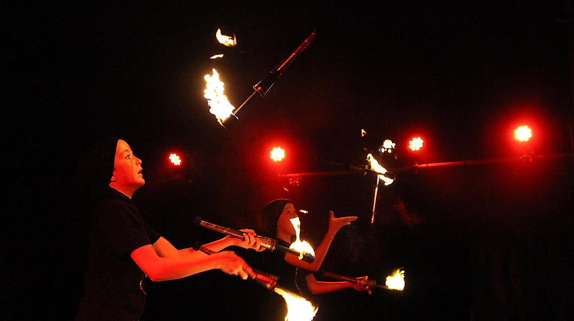 Feuer-Jonglage