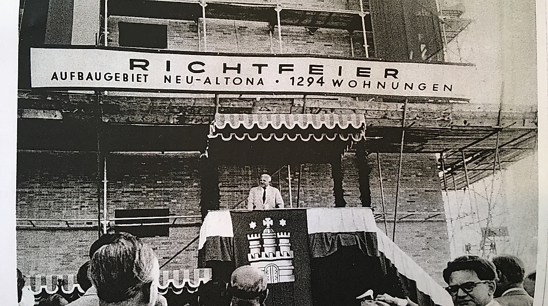 Richtfeier in Neu-Altona