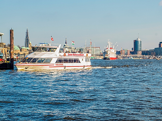 Große Hafenrundfahrt Barkassen Meyer