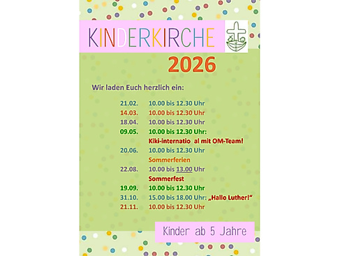 Kinderkirche Bispingen am 20. Juni 2026