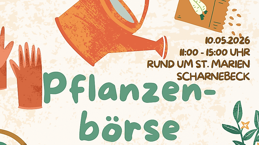 Pflanzenbörse rund um die Kirche