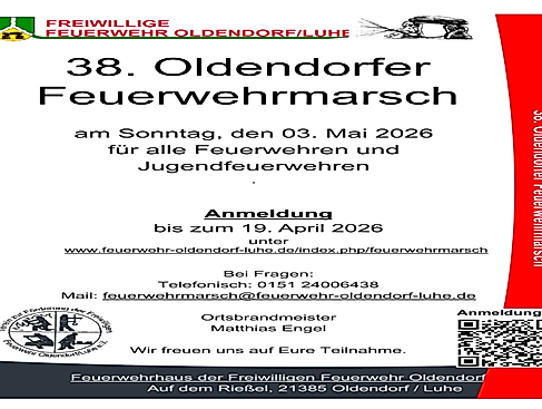38. Feuerwehrmarsch Oldendorf/Luhe