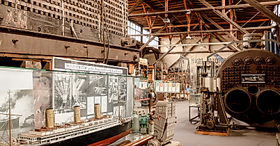 Deutsches Hafenmuseum im Aufbau