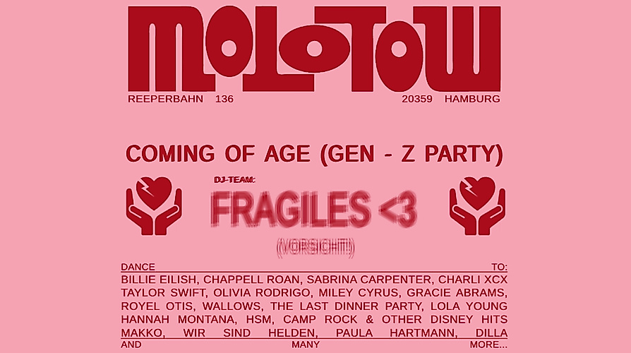 COMING OF AGE! (GEN-Z PARTY)