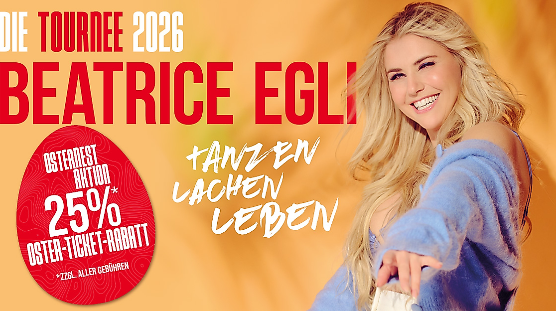 BEATRICE EGLI: Tanzen - Lachen - Leben | Die Tournee 2026