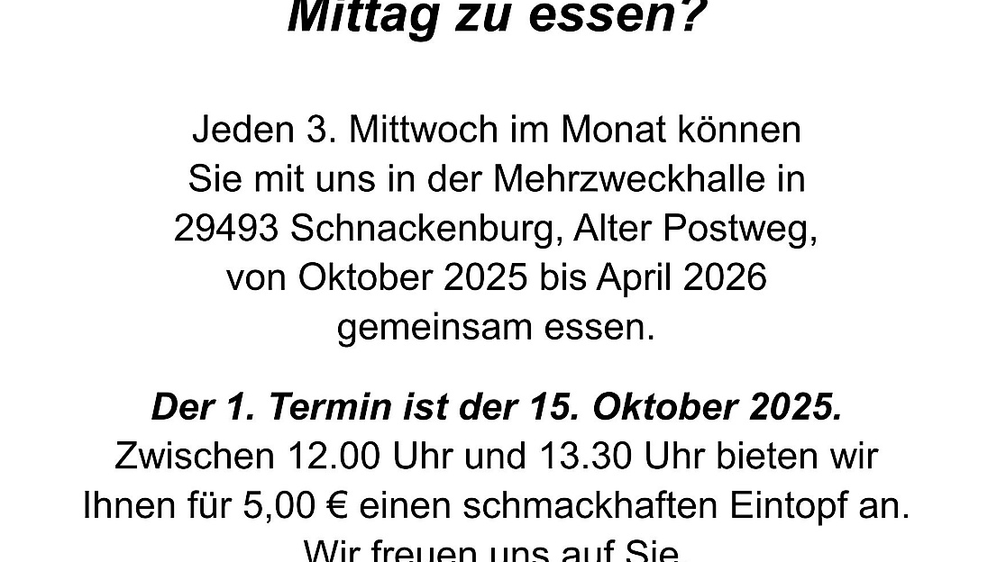 Einladung