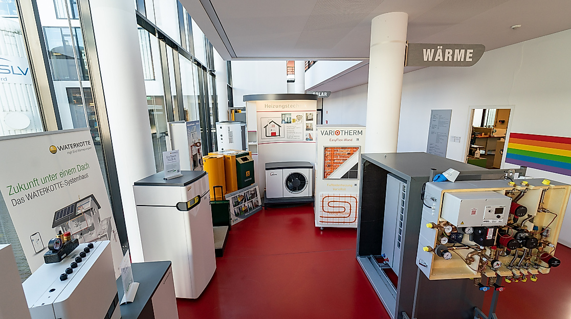 Ausstellung EnergieBauZentrum am ELBCAMPUS