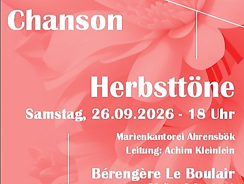 Konzert Herbsttöne in Ahrensbök
