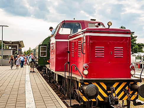Fahrt mit dem Heide-Express