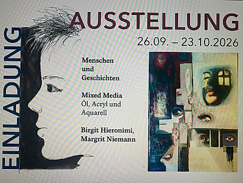 Vernissage "Menschen und Geschichten" -Ausstellung