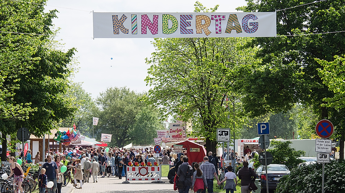 Kindertag Eingang