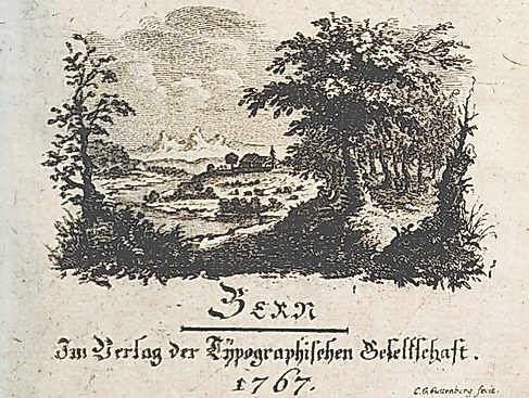 Die Schweizer Reise des Eutiners Christian Cay Lorenz Hirschfeld im Jahre 1765-67