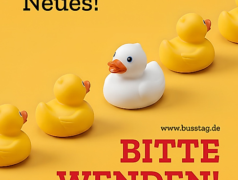 Das Plakat zur diesjährigen Kampagne zum Buß- und Bettag.