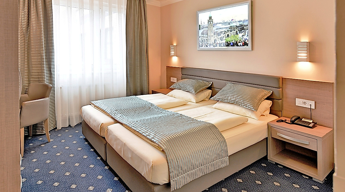 St. Joseph Hotel Hamburg: Standard Doppelzimmer
