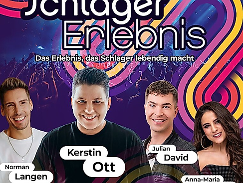 "SchlagerErlebnis" KERSTIN OTT, Norman Langen, Anna Maria Zivkov, Julian David