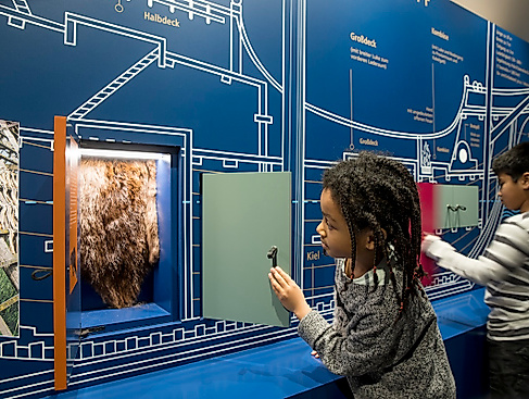 Kinder in der Dauerausstellung des Ostpreußischen Landesmuseums