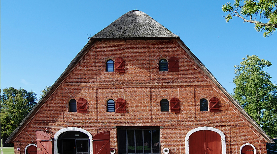 Reetscheune - Ostfassade