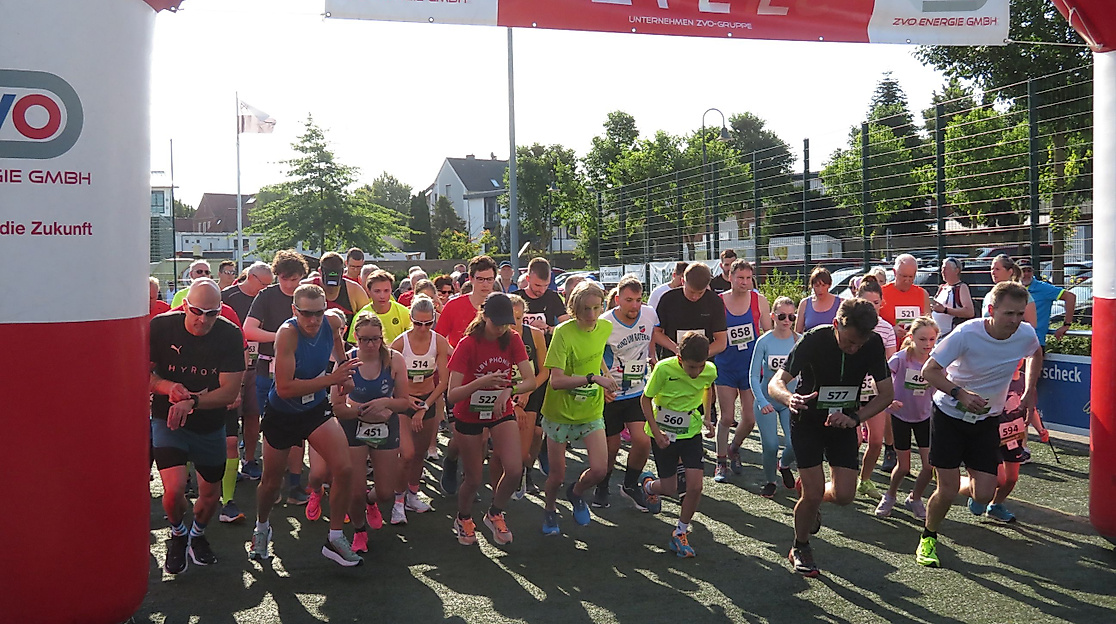 Start zum Jogginglauf in Pönitz
