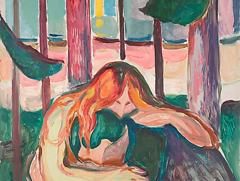 Maria Lassnig und Edvard Munch