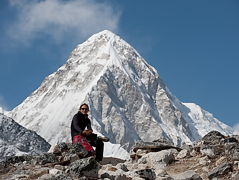 Everest Billi vor Pumori Alex Treadway