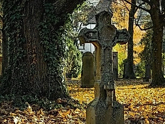Friedhof im Herbst