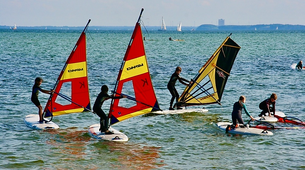 Windsurf Zwergen Kurs ab 6 Jahren