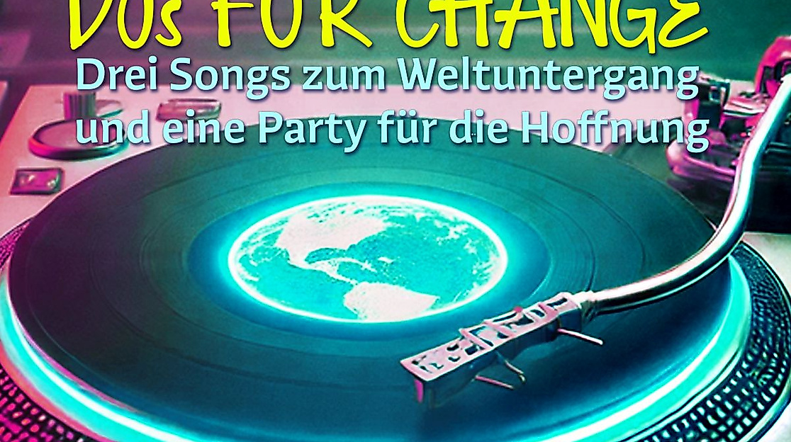 Plattenspiegel, auf dem eine Platte liegt, in der in der Mitte unser Planet zu sehen ist.