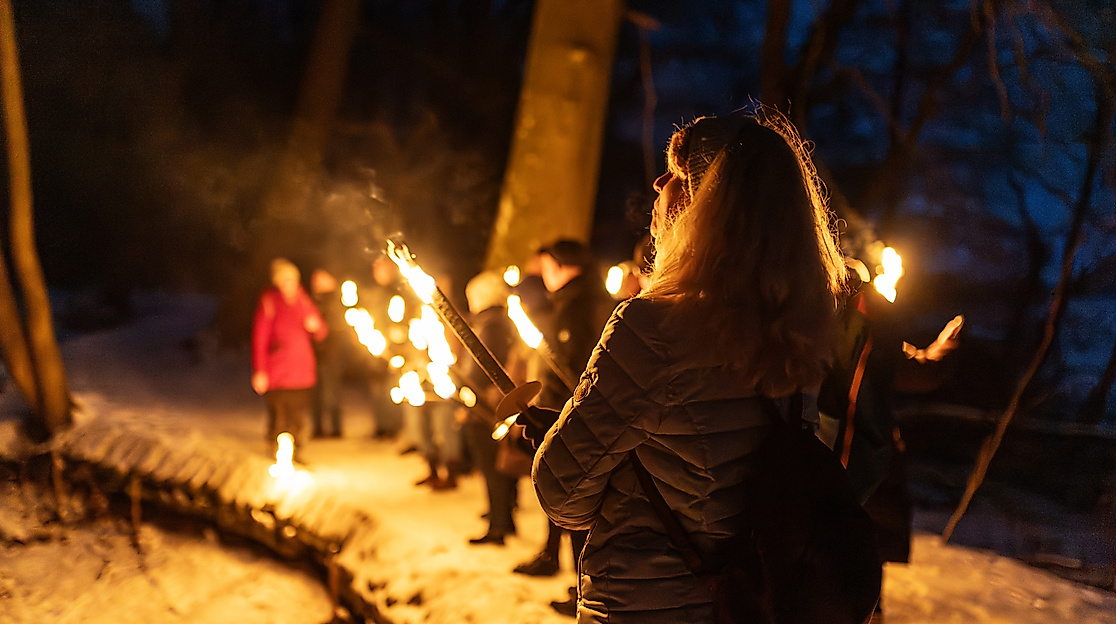 Fackelwanderung am Dieksee