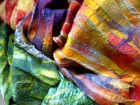 Kreativworkshop Wolle trifft Seide: luftiger Loop-Schal