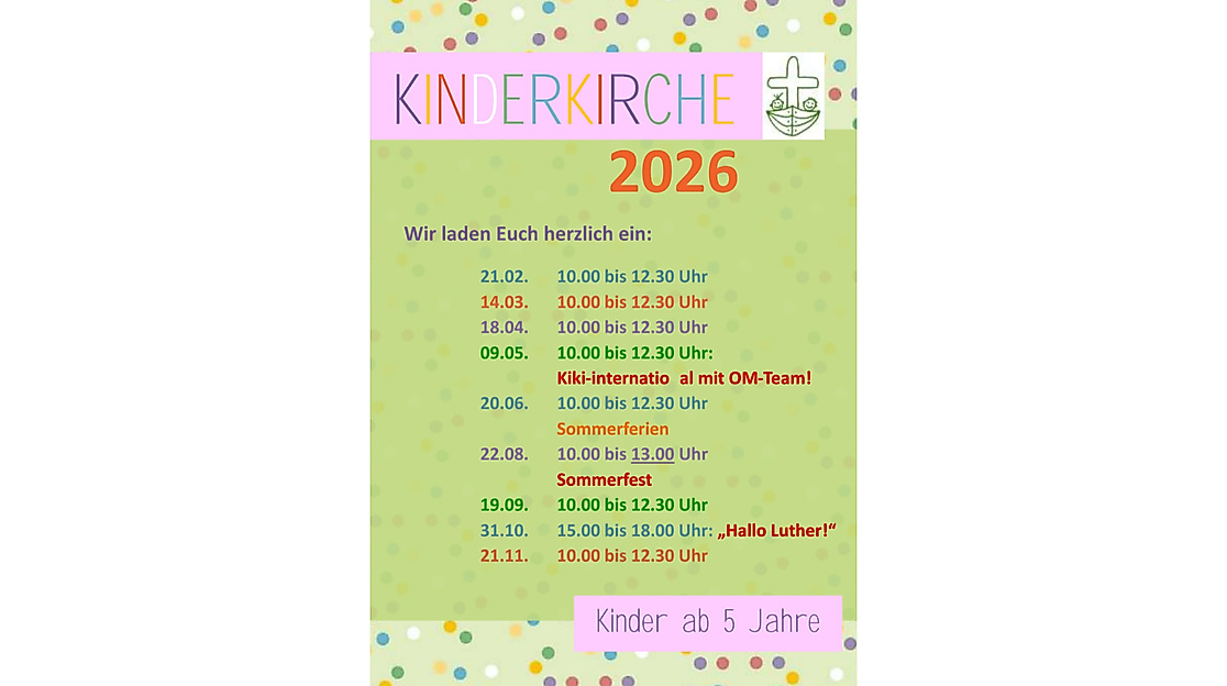Kinderkirche Bispingen am 20. Juni 2026