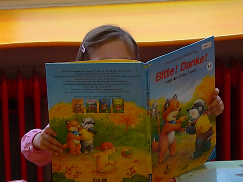 Der Kinderbereich in der Bücherhalle Schnelsen