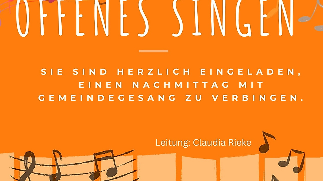Plakat Offenes Singen