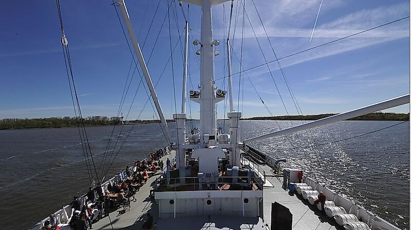 Sommer Elbtörn Richtung Heimathafen CUXHAVEN - HAMBURG