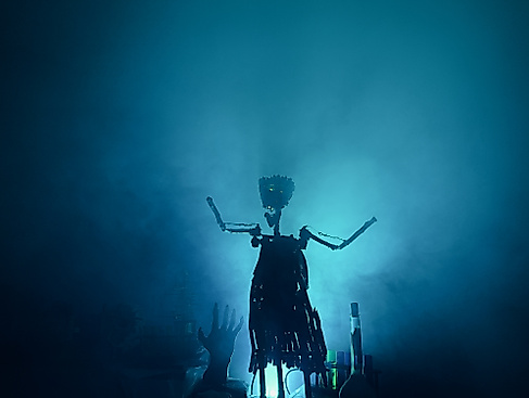 Hauptfigur "Otto Woodman" im Nebel
